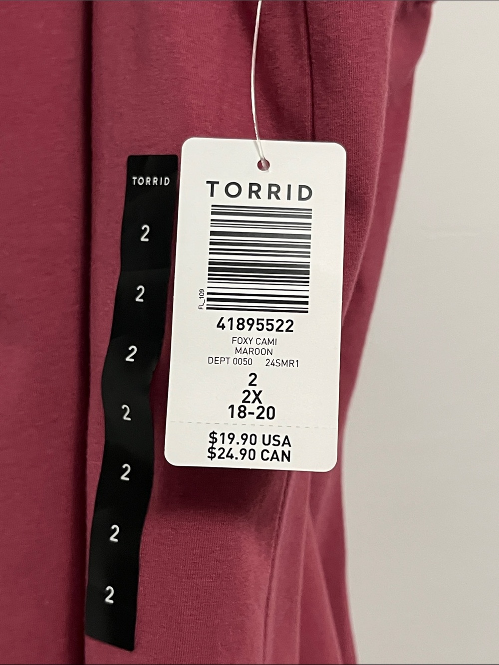 Torrid Foxy Cami Bundle of 2 Women's 2x New - Picture 6 of 10
